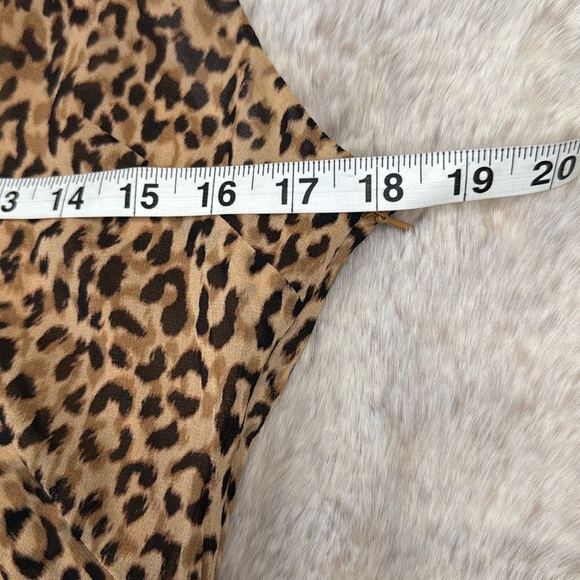 CHARLES HENRY | Tiered Leopard Print Ruffle Dress, Size M, NWT - Picture 3 of 16